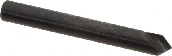 Hertel - 3/16" Head Diam, 3/16" Shank Diam, 1 Flute 82° High Speed Steel Countersink - Benchmark Tooling