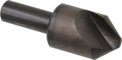 Hertel - 1" Head Diam, 1/2" Shank Diam, 1 Flute 82° High Speed Steel Countersink - Benchmark Tooling