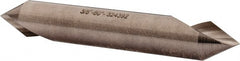 Hertel - 3/8" Head Diam, 3/8" Shank Diam, 1 Flute 60° High Speed Steel Countersink - Benchmark Tooling