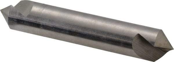 Hertel - 5/8" Head Diam, 5/8" Shank Diam, 1 Flute 90° High Speed Steel Countersink - 3-1/4" OAL, Straight Shank - Benchmark Tooling