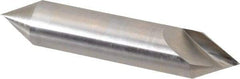 Hertel - 3/4" Head Diam, 3/4" Shank Diam, 1 Flute 60° High Speed Steel Countersink - 3-1/2" OAL, Straight Shank - Benchmark Tooling