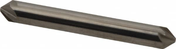 Hertel - 1/4" Head Diam, 1/4" Shank Diam, 6 Flute 82° Solid Carbide Countersink - Benchmark Tooling