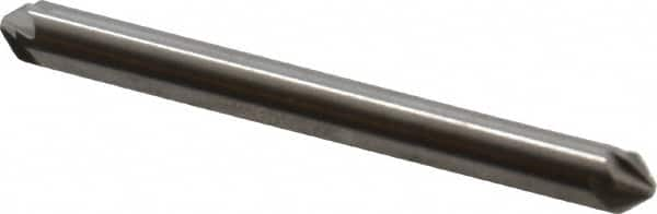 Hertel - 3/16" Head Diam, 3/16" Shank Diam, 6 Flute 82° Solid Carbide Countersink - Benchmark Tooling