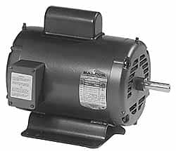 Baldor - 10 Max hp, 3,450 Max RPM, Electric AC DC Motor - 208, 230 V Input, Single Phase, 215T Frame - Benchmark Tooling