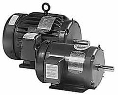 Baldor - 1/2 Max hp, 1,725 Max RPM, Electric AC DC Motor - 208, 230, 460 V Input, Three Phase, 48 Frame - Benchmark Tooling