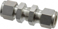 Ham-Let - 1/2" OD, Grade 316Stainless Steel Bulkhead Union - Comp x Comp Ends - Benchmark Tooling