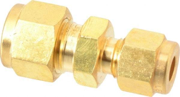 Ham-Let - 3/8 x 1/4" OD, Brass Union - Comp x Comp Ends - Benchmark Tooling