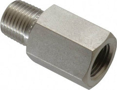 Ham-Let - 1/8" Grade 316 Stainless Steel Pipe Adapter - FNPT x MNPT End Connections, 6,100 psi - Benchmark Tooling