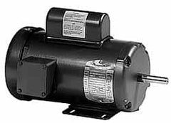 Baldor - 1 Max hp, 1,725 Max RPM, Electric AC DC Motor - 115, 208, 230 V Input, Single Phase, 143T Frame - Benchmark Tooling