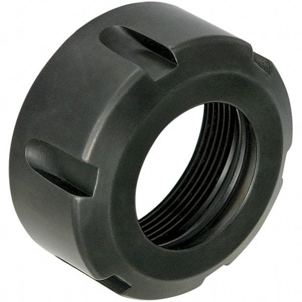 Techniks - Collet Nuts & Locknuts Type: Slotted Collet Nut Collet Series: ER40 - Exact Industrial Supply