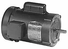 Baldor - 1 Max hp, 3,450 Max RPM, Electric AC DC Motor - 115, 230 V Input, Single Phase, 56C Frame - Benchmark Tooling