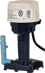 Little Giant Pumps - 1 Amp, 115 Volt, 1/50 hp, 1 Phase, Thermal Plastic Evaporative Cooler Pumps Machine Tool & Recirculating Pump - 8.3 GPM, 11 psi, 9" Overall Height, 4-1/2" Body Length, ABS Impeller, Open Fan Cooled Motor - Benchmark Tooling