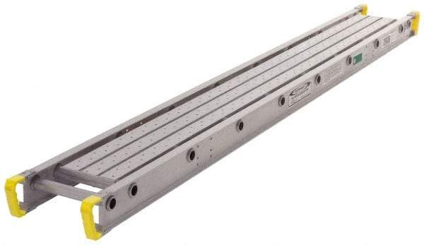 Werner - 8' Long x 28" Wide Plank - 500 Lb Load Limit, 4" Deep - Benchmark Tooling