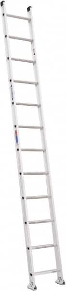 Werner - 12' High, Type IA Rating, Aluminum Extension Ladder - 300 Lb Capacity - Benchmark Tooling