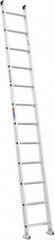 Werner - 12' High, Type IA Rating, Aluminum Extension Ladder - 300 Lb Capacity - Benchmark Tooling