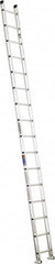 Werner - 16' High, Type IA Rating, Aluminum Extension Ladder - 300 Lb Capacity - Benchmark Tooling