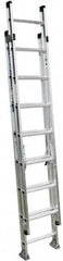 Werner - 28' High, Type I Rating, Aluminum Extension Ladder - 250 Lb Capacity, 25' Working Length - Benchmark Tooling