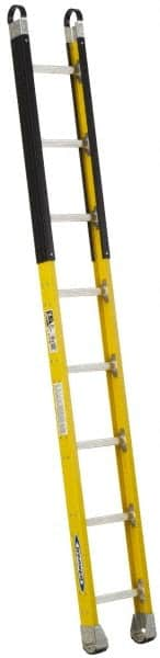 Werner - 14' High, Type IA Rating, Fiberglass Extension Ladder - 300 Lb Capacity - Benchmark Tooling