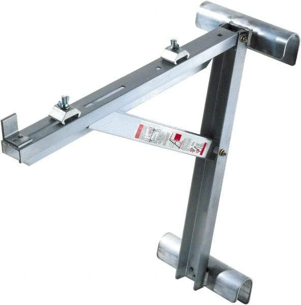 Werner - 2 Rung Short Body Ladder Jack - Accept Stages up to 14" Wide, & for Use with 250 & 300 lb. Type 1A Extension Ladders - Benchmark Tooling