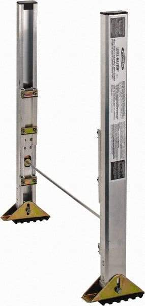 Werner - Ladder Leveler with Steel Swivel Shoe - For Use with D1200-2, D1300-2, D1500-2, 500-2 & D500-2 & Werner D6100-2, D6200-2, 7100-2, D7100-2, 7500-2, D7500-2 Ladder Series - Benchmark Tooling