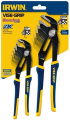 Irwin - 2 Piece GrooveLock Plier Set - Comes in Clamshell - Benchmark Tooling