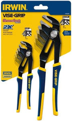 Irwin - 2 Piece GrooveLock Plier Set - Comes in Clamshell - Benchmark Tooling