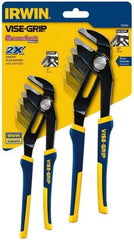 Irwin - 2 Piece GrooveLock Plier Set - Comes in Clamshell - Benchmark Tooling