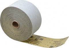 3M - 80 Grit, Silicon Carbide Adhesive Backed Sanding Sheets - Sheet Roll, 2-3/4" x 25 Yds., Medium Grade, A Weighted Backing - Benchmark Tooling