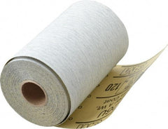 3M - 120 Grit, Silicon Carbide Adhesive Backed Sanding Sheets - Sandpaper Roll, 4-1/2" x 10 Yds., Fine Grade, A Weighted Backing - Benchmark Tooling