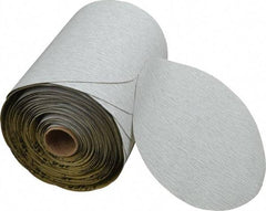 3M - 6" Diam, 150 Grit Silicon Carbide Adhesive PSA Disc - Fine Grade, Gray, A Weighted Backing, Flexible, Use with Random Orbital Sanders - Benchmark Tooling
