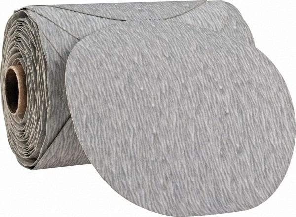 3M - 5" Diam, 400 Grit Silicon Carbide Adhesive PSA Disc - Super Fine Grade, Gray, A Weighted Backing, Flexible, Use with Random Orbital Sanders - Benchmark Tooling
