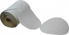 3M - 6" Diam, 120 Grit Silicon Carbide Adhesive PSA Disc - Fine Grade, Gray, A Weighted Backing, Flexible, Use with Random Orbital Sanders - Benchmark Tooling