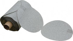 3M - 5" Diam, 320 Grit Silicon Carbide Adhesive PSA Disc - Extra Fine Grade, Gray, A Weighted Backing, Flexible, Use with Random Orbital Sanders - Benchmark Tooling