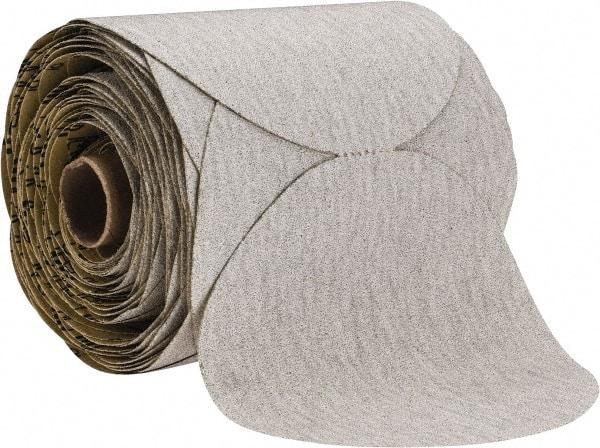 3M - 5" Diam, 80 Grit Silicon Carbide Adhesive PSA Disc - Medium Grade, Gray, A Weighted Backing, Flexible, Use with Random Orbital Sanders - Benchmark Tooling