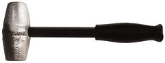 American Hammer - 4 Lb Head 1-1/2" Face Lead Alloy Hammer - 10" OAL, Steel Handle with Grip - Benchmark Tooling