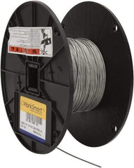 Value Collection - 1/16" Diam, Aircraft Cable - 500 Lb Breaking Strength, 1 x 19 Single Strand - Benchmark Tooling