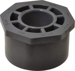 Value Collection - 3 x 1-1/4" PVC Plastic Pipe Reducer Bushing - Schedule 80, Spig x Soc End Connections - Benchmark Tooling
