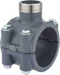 Value Collection - 2 x 3/4" CPVC Plastic Pipe Clamp On Saddle with Viton O-Ring - Schedule 80, Pipe O.D. x SR Fipt End Connections - Benchmark Tooling