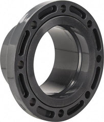 Value Collection - 8" Pipe, 13-1/2" OD, PVC Spigot Pipe Flange - Schedule 80, Gray - Benchmark Tooling