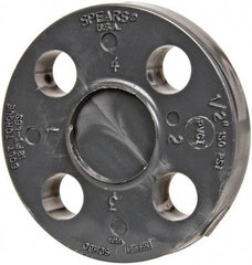 Value Collection - 1/2" Pipe, 3-1/2" OD, PVC Blind Pipe Flange - Schedule 80, Gray - Benchmark Tooling