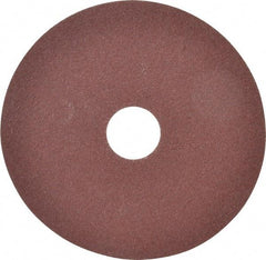 Camel Grinding Wheels - 4-1/2" Diam 7/8" Hole 80 Grit Fiber Disc - Medium Grade, Aluminum Oxide, 13,300 Max RPM - Benchmark Tooling