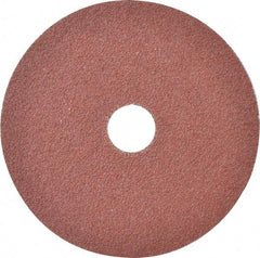 Camel Grinding Wheels - 5" Diam 7/8" Hole 36 Grit Fiber Disc - Very Coarse Grade, Aluminum Oxide, 12,200 Max RPM - Benchmark Tooling