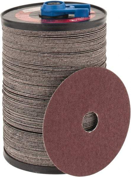 Camel Grinding Wheels - 5" Diam 7/8" Hole 50 Grit Fiber Disc - Coarse Grade, Aluminum Oxide, 12,200 Max RPM - Benchmark Tooling
