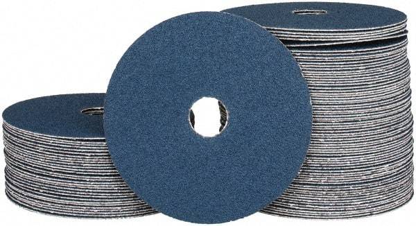 Camel Grinding Wheels - 5" Diam 7/8" Hole 60 Grit Fiber Disc - Medium Grade, Zirconia Alumina, 12,200 Max RPM - Benchmark Tooling