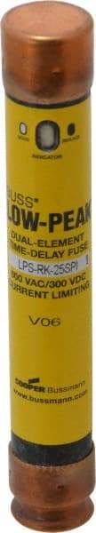 Cooper Bussmann - 300 VDC, 600 VAC, 25 Amp, Time Delay General Purpose Fuse - Fuse Holder Mount, 127mm OAL, 100 at DC, 300 at AC (RMS) kA Rating, 13/16" Diam - Benchmark Tooling