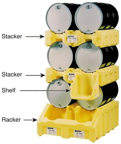 Enpac - Drum Dispensing & Collection Workstations Type: Dispensing Station Shelf Height (Inch): 17-1/2 - Benchmark Tooling