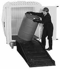Enpac - 31" Wide x 15-1/2" High, Spill Containment Ramp - Benchmark Tooling