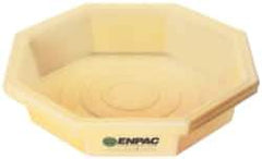 Enpac - 19.5 Gal Sump, 400 Lb Capacity, 1 Drum, Plastic Drum Tray - 7-1/4" High - Benchmark Tooling