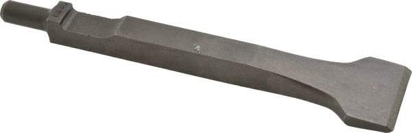 Made in USA - 1-3/8" Head Width, 7" OAL, 1/2" Shank Diam, Scaling Chisel - Square Drive, Square Shank, Alloy Steel - Benchmark Tooling