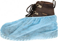 PRO-SAFE - Size XL, Polypropylene, Non-Skid Shoe Cover - Blue, Non-Chemical Resistant - Benchmark Tooling